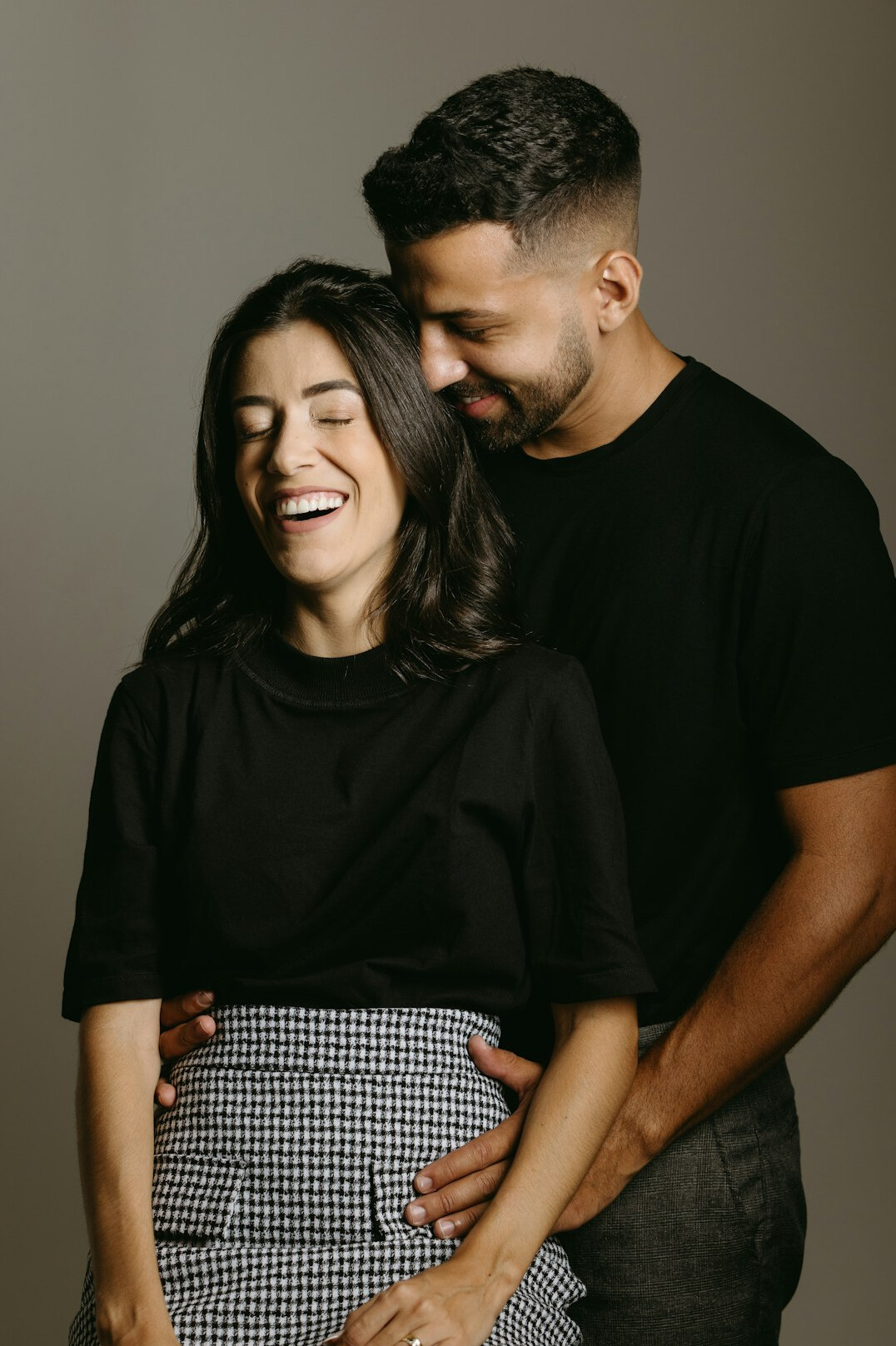 couple smiling at each other